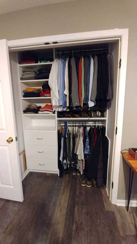 If you don't have room for a walk-in #closet, we can design a reach-in, #wardrobe or armoire that will look beautifual and make maximum use of whatever space you have. Have a look here for some inspiration: Design, Portland, Ideas, Wardrobes, Inspiration, Reach In Closet, Walk In Closet, Wardrobe Closet, Custom Wardrobe Closet