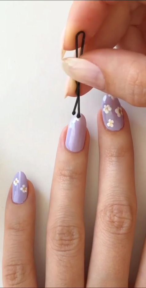 (paid link) Cute flower Nail Designs You Should attempt For Spring ... Nail polish, Manicure, Nail, Nail care, Finger, Cosmetics, Service,. Nail Designs, Acrylic Nail Designs, Summer Nail Art, Nail Art Designs, Nails Design, Nails Inspiration, Lilac Nails, Cute Gel Nails, Nail Art Designs Videos