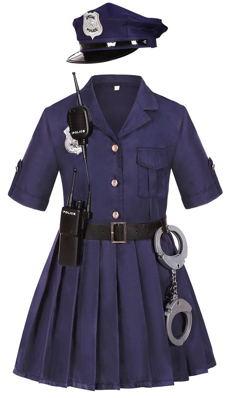 Friends, Police, Costumes, Outfits, Police Costume Kids, Police Uniform For Kids, Police Officer Costume, Cheerleader Costume, Kids Costumes