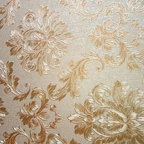 Whiterosy wallpapers Gold Damask Wallpaper - 5.3 Sqm | Jumia NG Damask Wallpaper Living Room, Damask Wallpaper Bedroom, Wall Wallpaper, Damask Wallpaper, Gold Damask Wallpaper, Gold Wallpaper, Damask, Wallpaper, Room Partition Designs