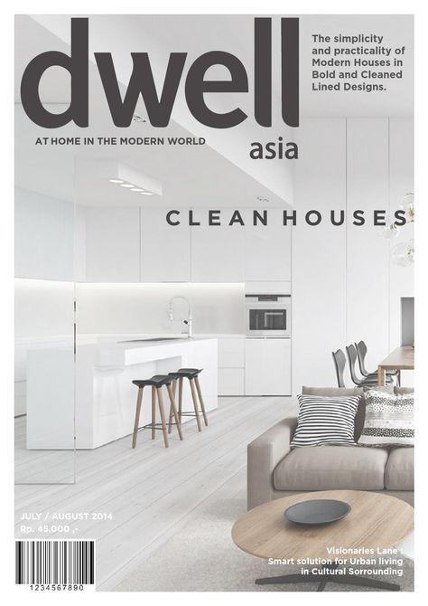 Dwell asia magazine final truly  this is my college project. Basically i have to redesign an interior and architecture magazine  and choose dwell magazine as my magazine to redesign. Mind you that i don't re design all pages. enjoy. Interior Design Catalogue, Interior Design Magazine Layout, Interior Design Magazine, Home Design Magazines, Interiors Magazine, Interior Design Magazine Cover Page, Interior Design Magazine Cover, House Magazine, Interior Magazine Layout
