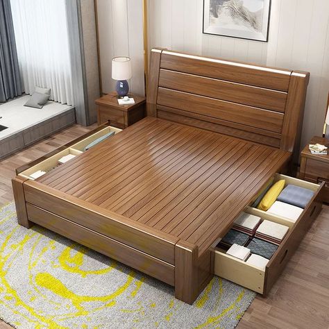 Each one is a packed with space-saving style that stows away while you sleep. Interieur, Bedroom Bed Design, Bed Design Modern, Bedroom Furniture Design, Bed Design, Bedroom Design, Bed, Bed Furniture, Bed Storage