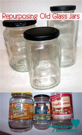 Mason Jars, Diy, Recycling, Upcycle Jars, Crafts With Glass Jars, Reuse Containers, Recycled Jars, Glass Jars Diy, Diy Jar Crafts