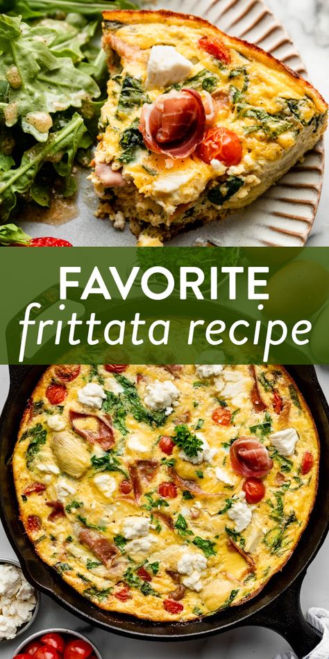 Quiche, Brunch, Easy Frittata Recipe, Best Frittata Recipe, Frittata Recipes Breakfast, Easy Frittata, Frittata Recipes, Breakfast Fritatta, Fritata Recipe