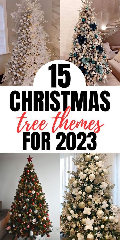 Wow I’m obsessed with these 2023 christmas tree themes. I can’t wait to try all the christmas tree theme ideas they show you in this post. I’m definitely saving it for later. Winter, Decoration, Natal, Home Décor, Christmas Themes Decorations, Christmas Tree Decorating Themes, Christmas Tree Decorations, Christmas Tree Themes, Christmas Tree Inspo