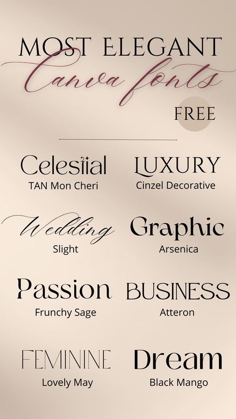 Design, Identity, Elegant Font, Classy Fonts, Fotos, Inspo, Formal Fonts, Minimalist Font, Tips