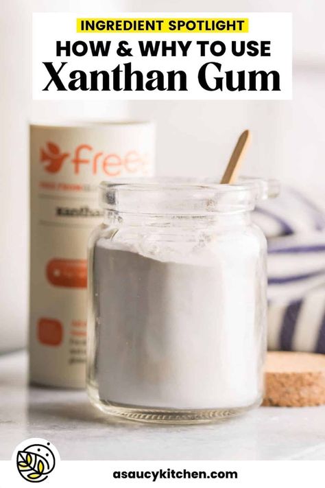 If you've ever thought to yourself: 'what the heck is xanthan gum and what even is that name?' then you've come to the right place, my friend! In this post I'll be clearing all of that up and hopefully giving you a deep insight into why this strange gum has become such a popular component in gluten-free cooking. Gum Recipe, Gluten Free Bread Machine Recipe, Gluten Free Artisan Bread, Gluten Free Bread Machine, Oat Milk Recipe, Food Meaning, Baking 101, Gluten Free Chocolate Chip, Gluten Free Recipes Bread