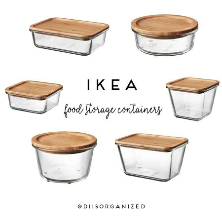 Food Storage Containers at IKEA - Di is Organized - Baltimore, MD Food Storage, Ikea, Ikea Food Storage, Kitchen Storage Containers, Ikea Food, Kitchen Organisation, Ikea Pantry, Food Storage Containers, Ikea Storage