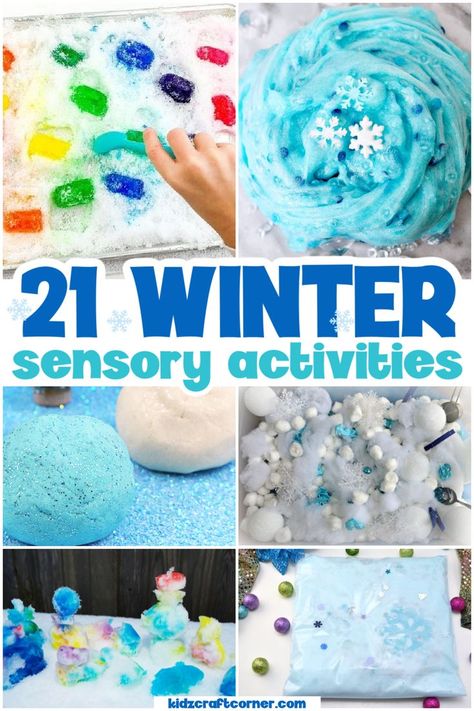 Such fun sensory activities for winter. If you are looking for fun sensory projects these are it. 21 of the best winter sensory activities I have come across. Everything from play snow, snowmen, and so much more. These winter sensory ideas are the perfect way to pass the time this winter. Winter, Diy, Montessori, Play, Winter Sensory Bin, Kids Sensory Activities, Sensory Play For Toddlers, Sensory Play Toddlers, Toddler Sensory Activities