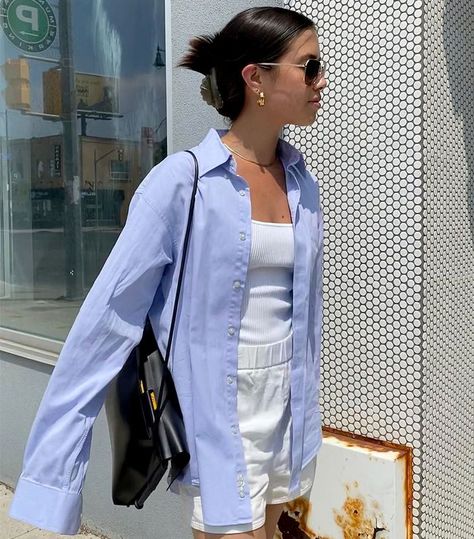 9 Simple Summer Outfits That Are Somehow Cool and Comfortable, Too Outfits, Fashion, Casual, Style, Outfit, Robe, Cute Outfits, Ootd Casual, Short Outfits