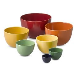 Bowls Ceramic, Ceramic Mixing Bowls, Registry Ideas, Colorful Bowls, Prep Bowls, Glass Mixing Bowls, Melamine Bowls, Kitchenware Store, Mixing Bowls Set