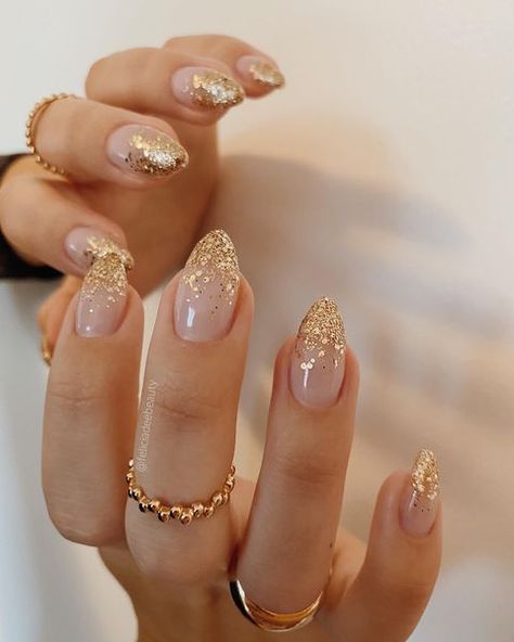 Rose gold nail polish