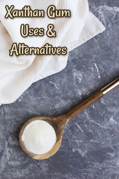 There are so many different things you can do with xanthan gum. This guide will show you different xanthan gum uses and substitutions. Low Carb Recipes, Xanthan Gum Substitute, Baking Powder Substitute, Gaps Diet, Gum Recipe, Low Carb Sweeteners, Xanthan Gum, Create A Recipe, No Carb Diets
