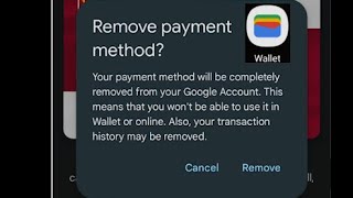 How to remove/delete a card from Google Wallet