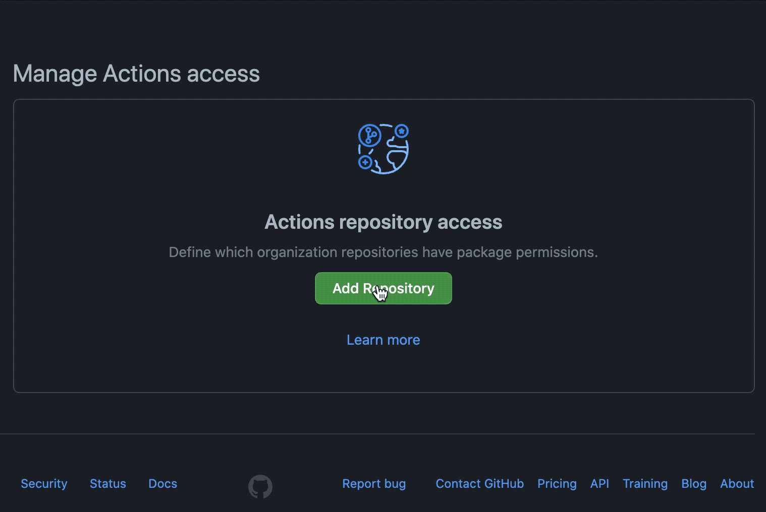 manage actions access animation