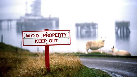 'Keep out' sign on Gruinard Island (Credit: Getty Images)