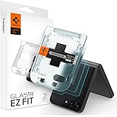 Spigen Ez Fit Tempered Glass Screen Protector For Mobile Guard For Samsung Galaxy Z Flip 5 (2 Pack)