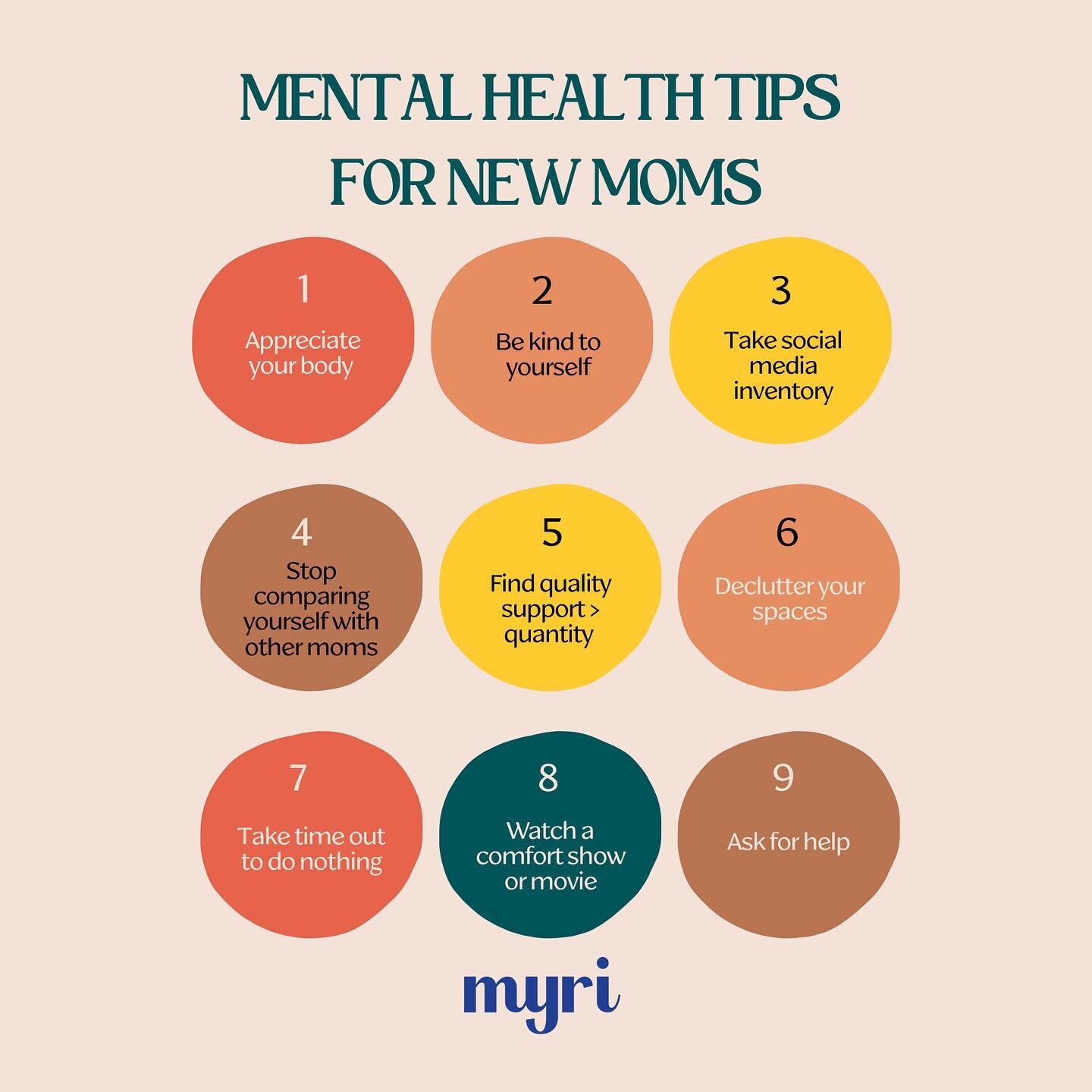 It's Maternal Mental Health Month, giving us another reason to continue talking about the importance of taking care of yourself - we aren't complaining, because these things are important! Few things we love reminding mamas -- appreciate your body, i