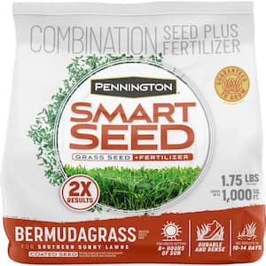 Smart Seed Bermudagrass 1.75 lb. 1,000 sq. ft. Grass Seed and Lawn Fertilizer