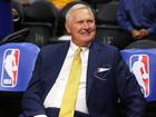 Jerry West, the basketball legend whose silhouette inspired the NBA logo, has died aged 86.