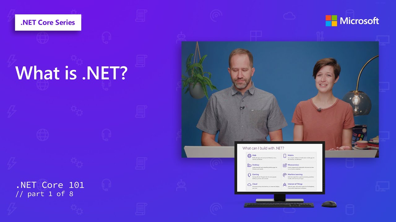 Video di Che cos'è .NET? Screenshot di .NET Core 101