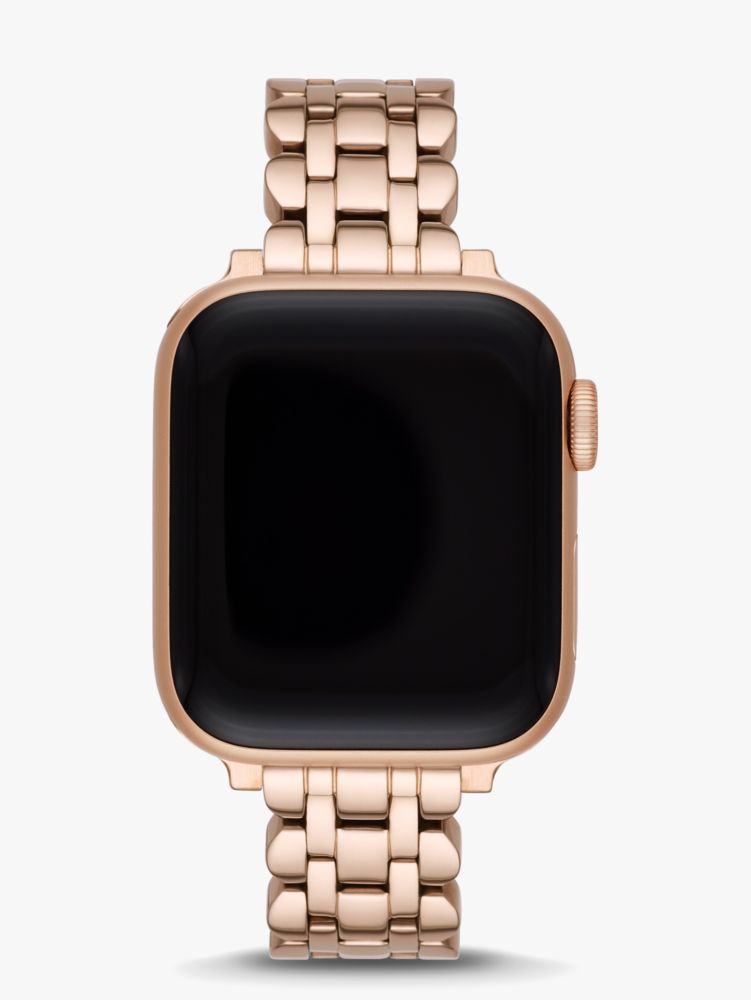 Kate Spade,Scallop Link Stainless Steel Bracelet 38/40mm Band For Apple Watch®,watch straps,Rose Gold