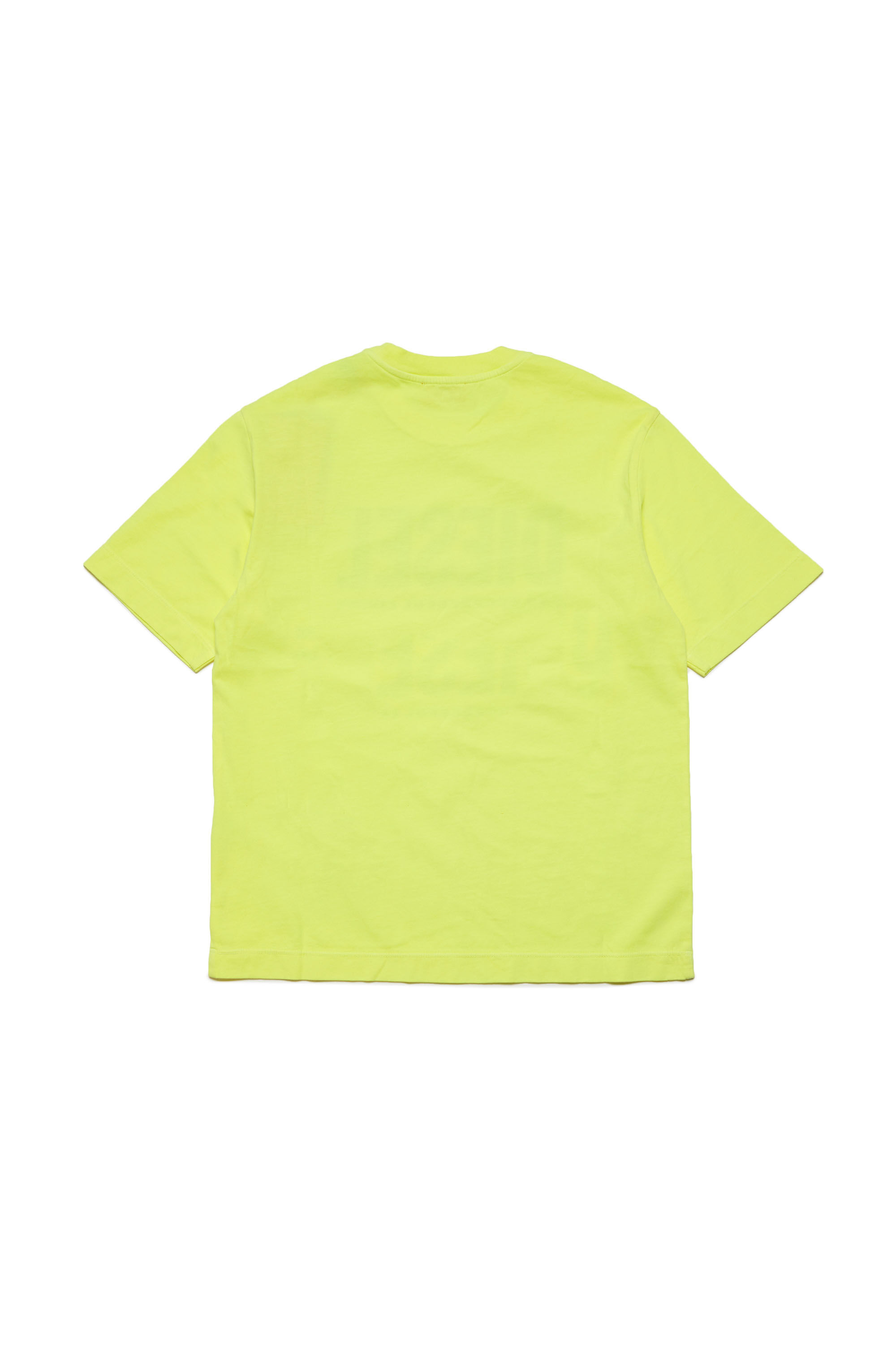 Diesel - TNUCI OVER, Unisex T-shirt with Diesel For Successful Living logo in Yellow - Image 2