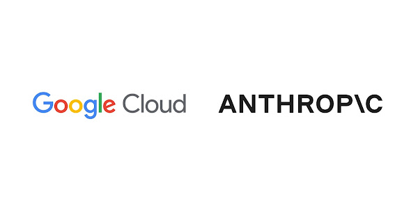 logotipos do google cloud e da anthropic