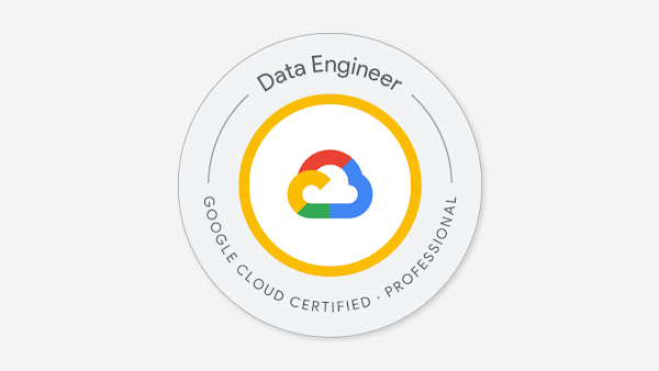 Insignia de la certificación de Google Cloud
