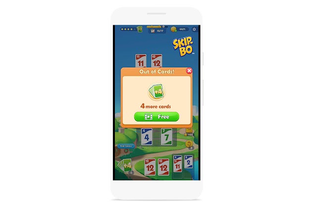 Skip-Bo™ Mobile Rewarded Ad Implementation