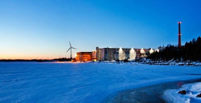 Rechenzentrum in Finnland von außen