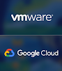 Logotipos de VMware y Google Cloud