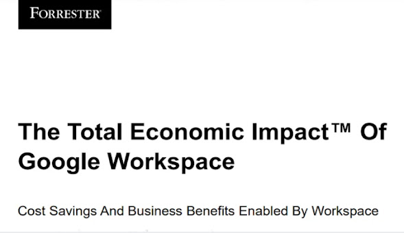 Forrester가 이야기하는 Google Workspace의 Total Economic Impact™