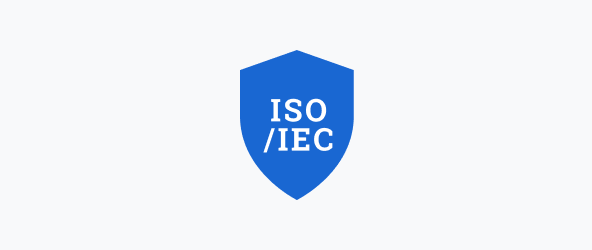 ISO/IEC badge logo