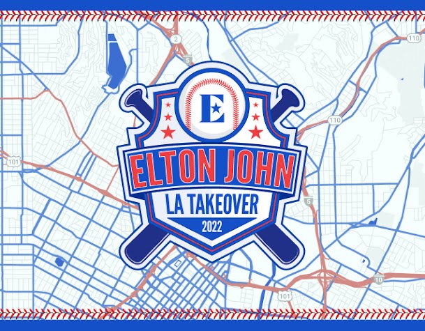 Logotipo del concierto de Elton John en Los Ángeles
