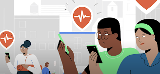 Vignette d'une vidéo d'animation montrant un homme et une femme qui regardent leurs téléphones sur lesquels s'affichent des notifications d'urgence.