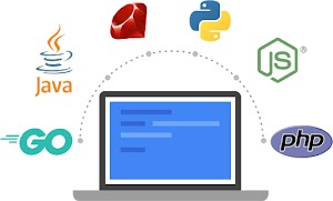 Abbildung: Programmiersprachen wie Go, Ruby, Java, PHP und Python