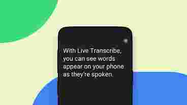 หน้าจอ Live Transcribe
