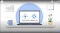 ilustrasi grafis logo google cloud cdn dan media cdn
