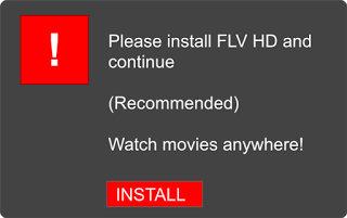 Deceptive ad claiming to be an installer for a required component