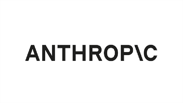 Logo spelling out Anthropic with a forward slash as the I