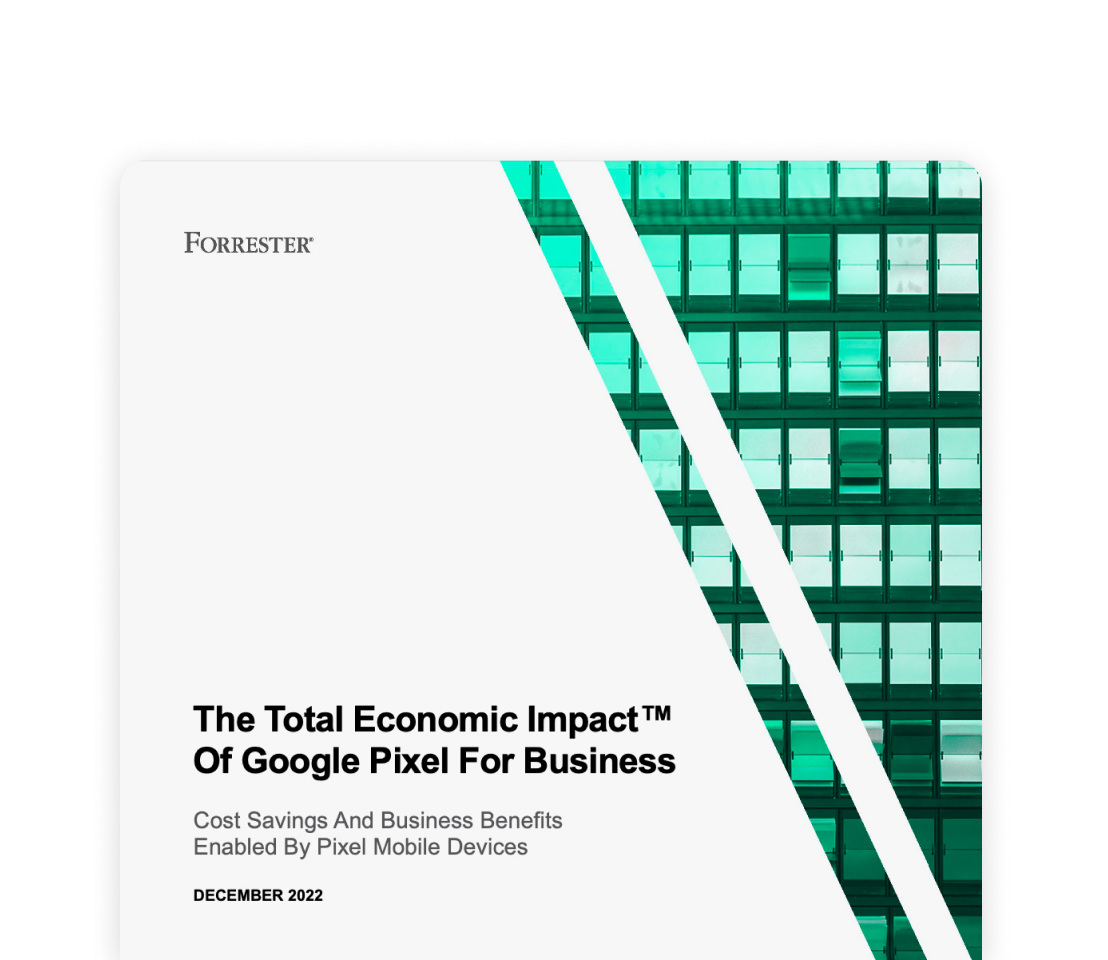 The cover of the Forrester Total Economic Impact report