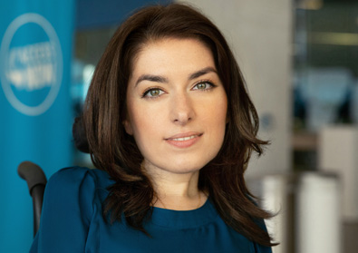 Founder Maayan Ziv poses for a headshot photo