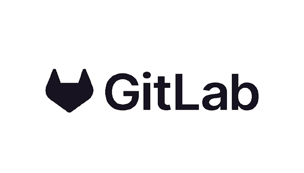 GitLab logo featuring a silhouette of a cat next to GitLab spelled out