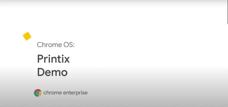 Chrome Enterprise and Printix- logos