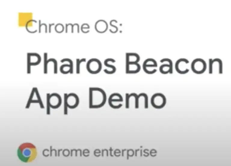 Chrome Enterprise and Pharos logos