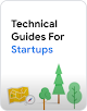 Texto que reza "Guías Técnicas para Start-ups"