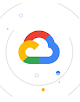 円に囲まれた Google Cloud ロゴ