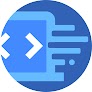Symbol eines Bildschirms mit HTML-Markup