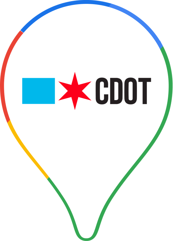 Logotipo del Departamento de Transporte de Chicago